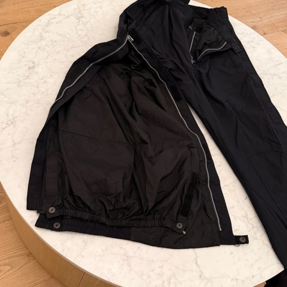 Vintage Obermeyer Men’s Large Black Full Side Zip Ski Snow Pants